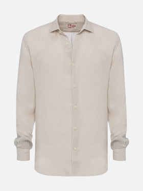 Off-white linen shirt Pamplona - MC2 Saint Barth