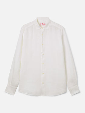 Camisa blanca de lino Pamplona 
