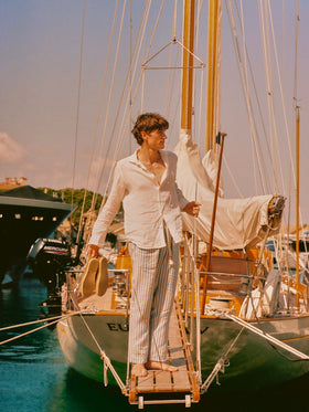 White linen shirt Pamplona