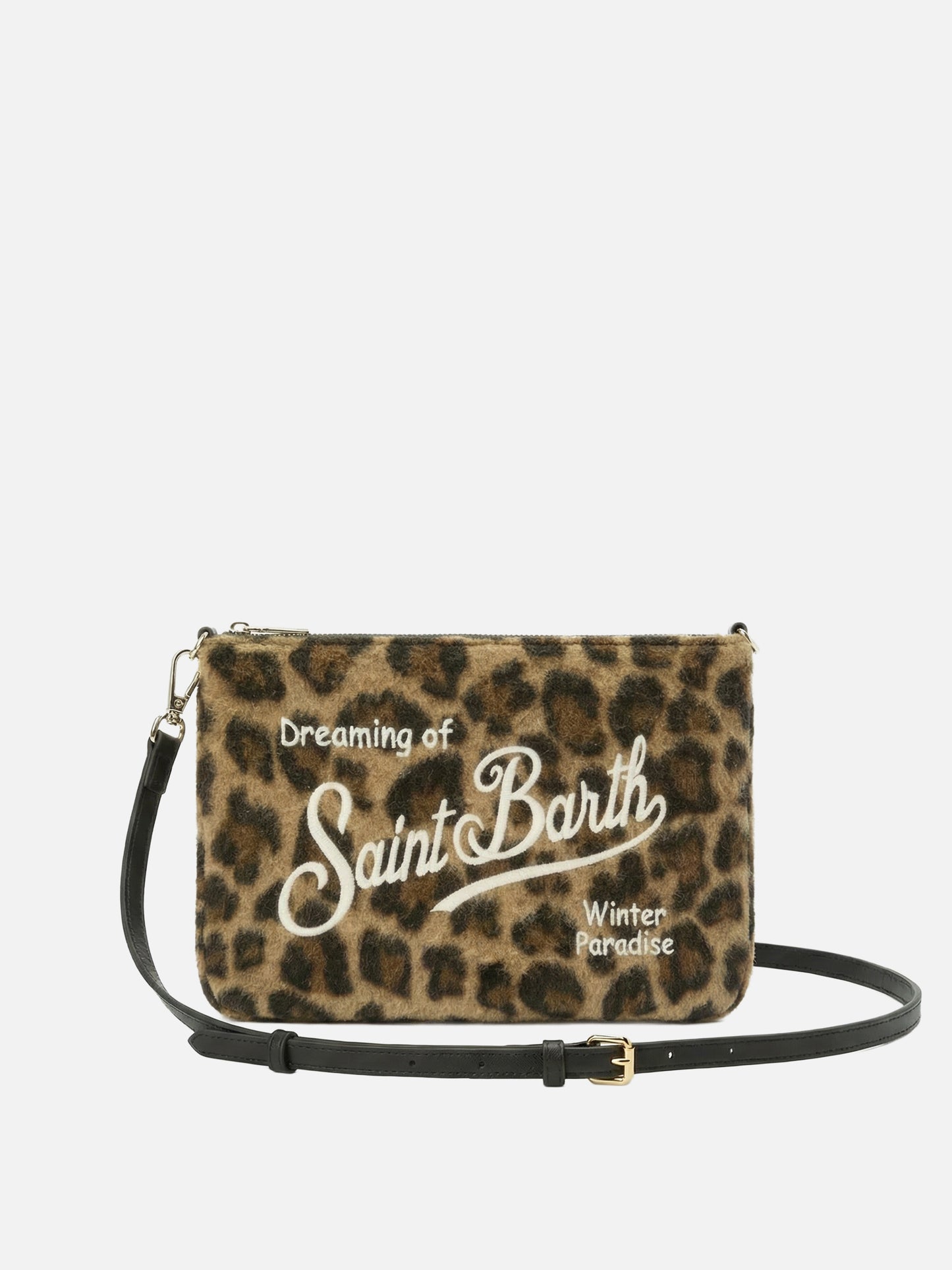 Parisienne Crossbody Bag in leopard wool blend