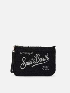 Borsa crossbody Parisienne Tweed nera