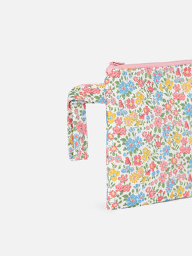 Pareasy pochette with Annabelle print | MADE WITH LIBERY FABRIC - MC2 Saint Barth