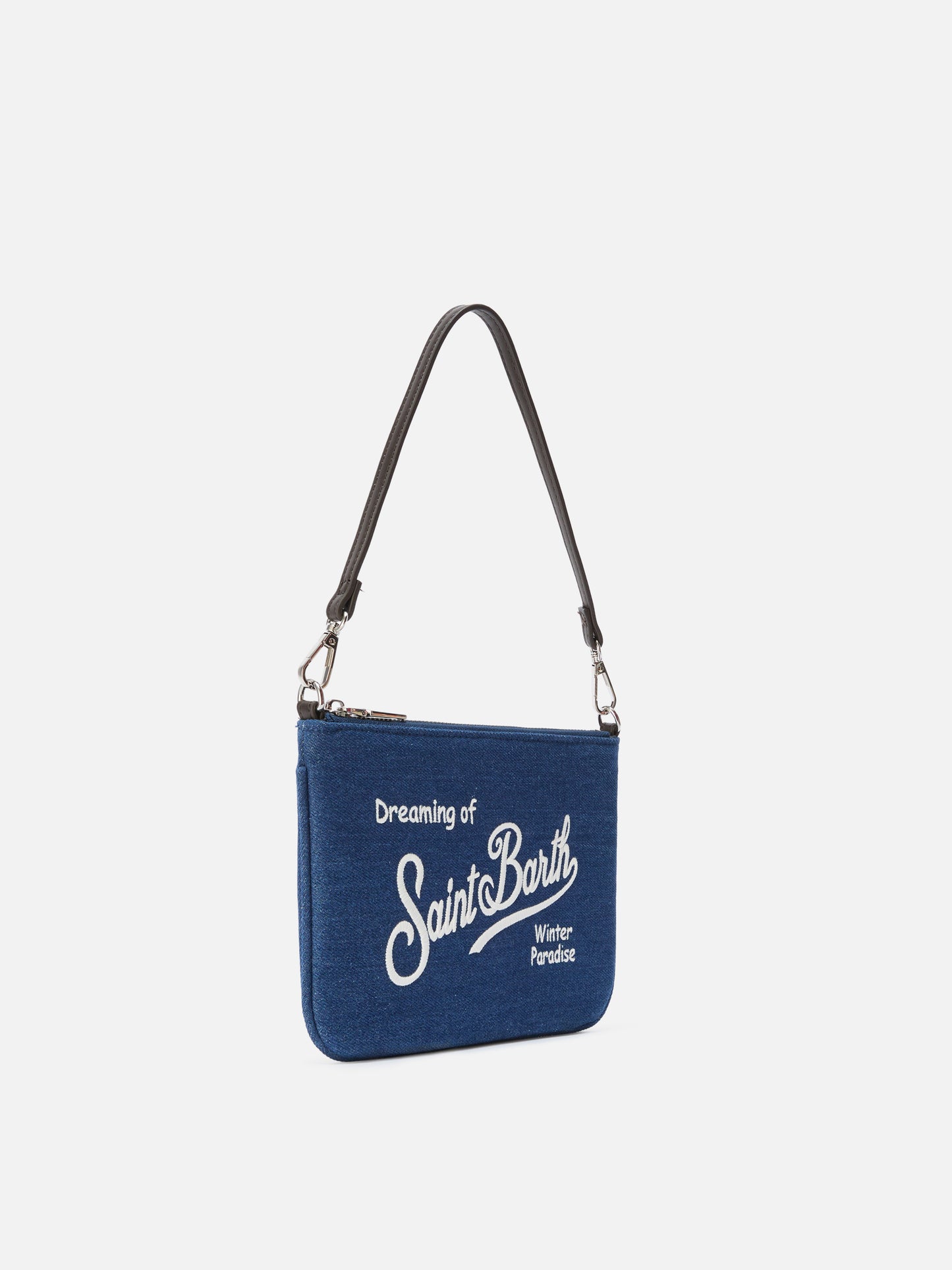 Parisienne Mini-Umhängetasche aus Denim