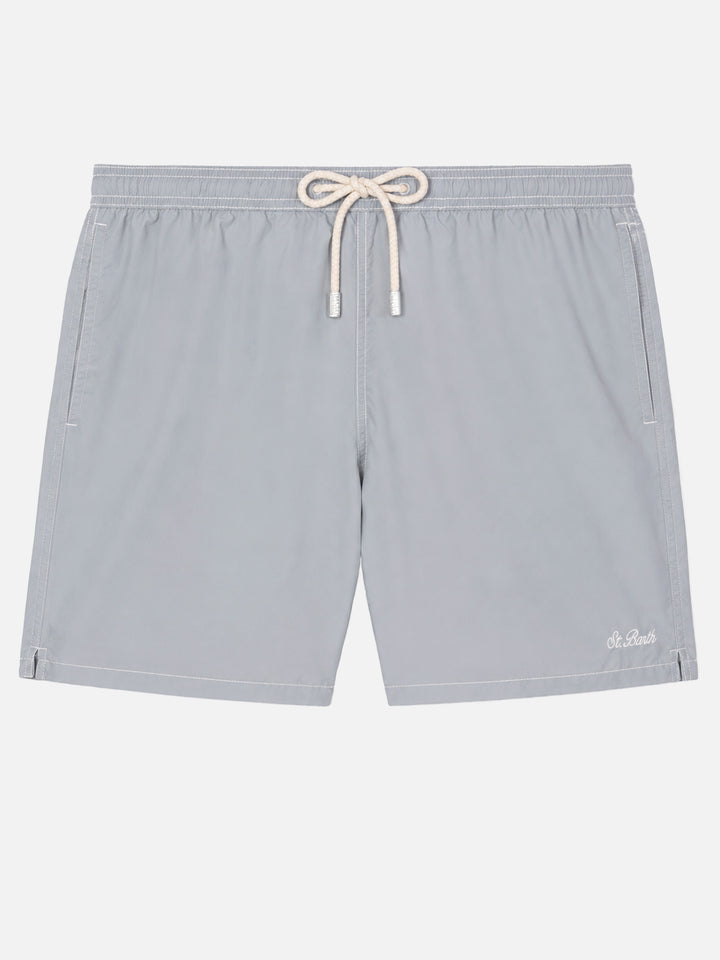 Grey mid-length classic light swim shorts Patmos