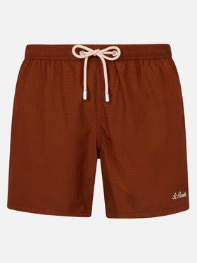 Klassische leichte Badehose aus Seersucker von Patmos