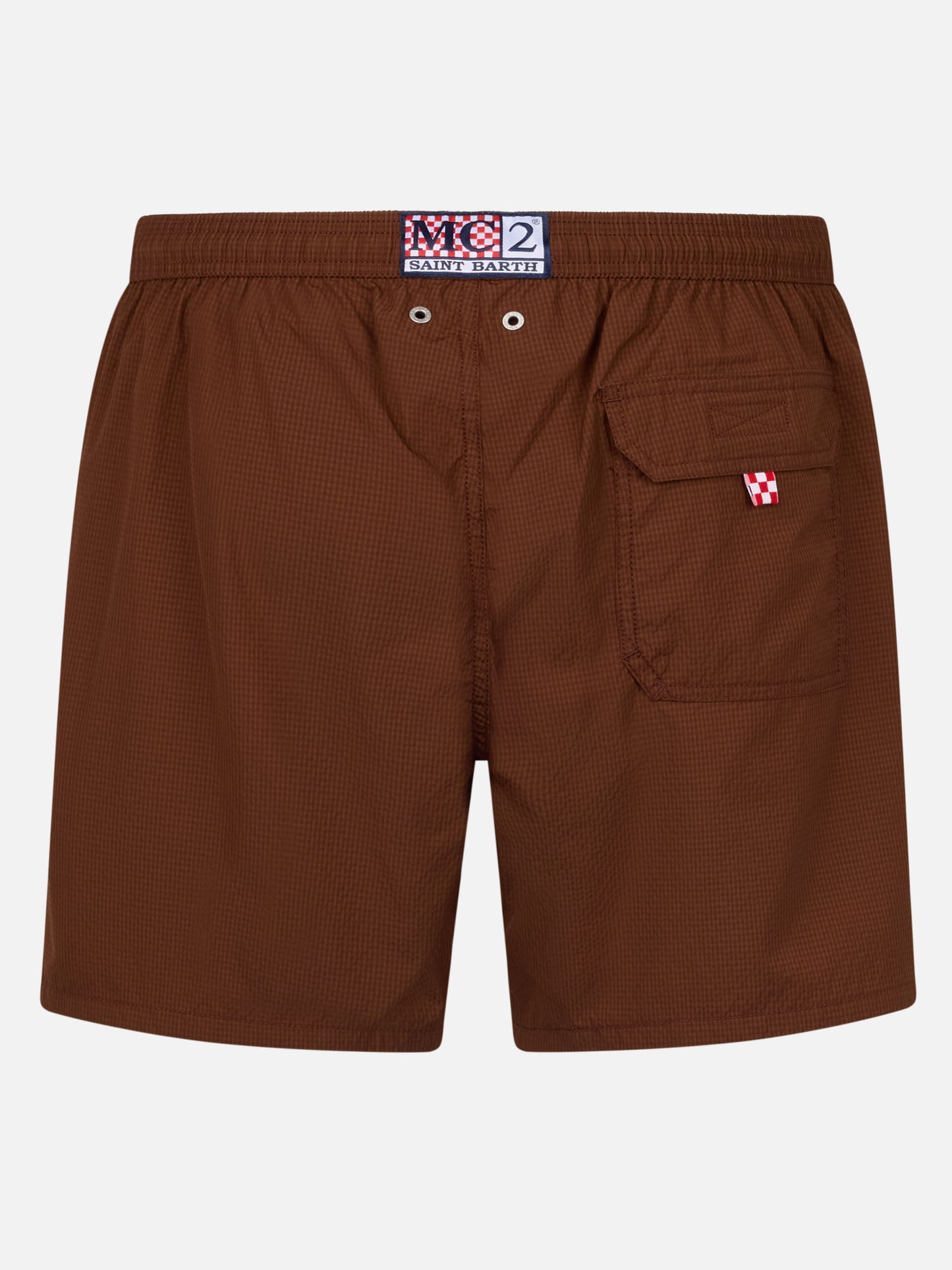 Klassische leichte Badehose aus Seersucker von Patmos