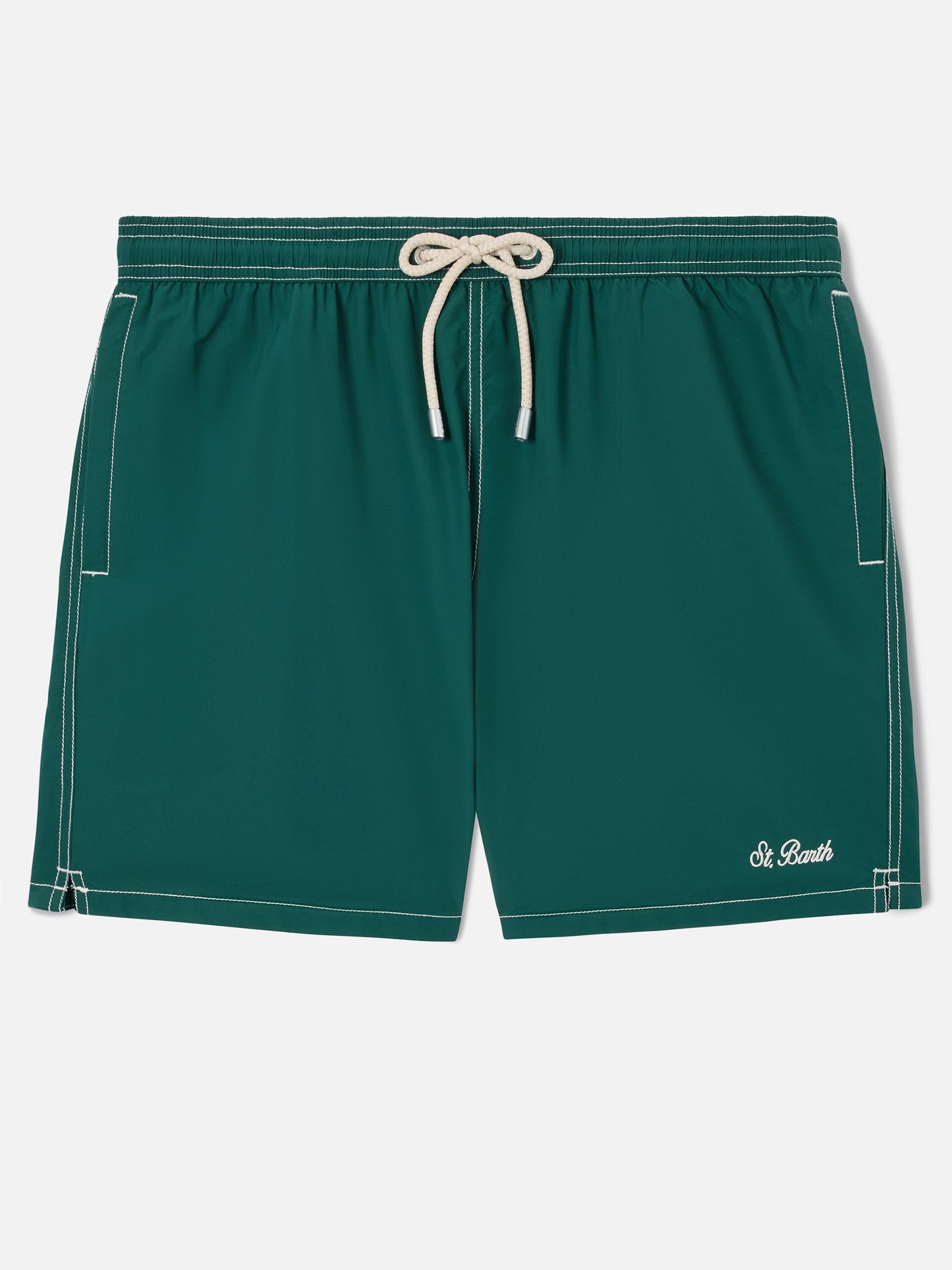 Patmos classic swim shorts in British green