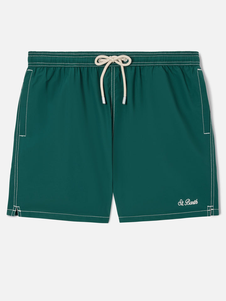 Bañador clásico Patmos en verde British 