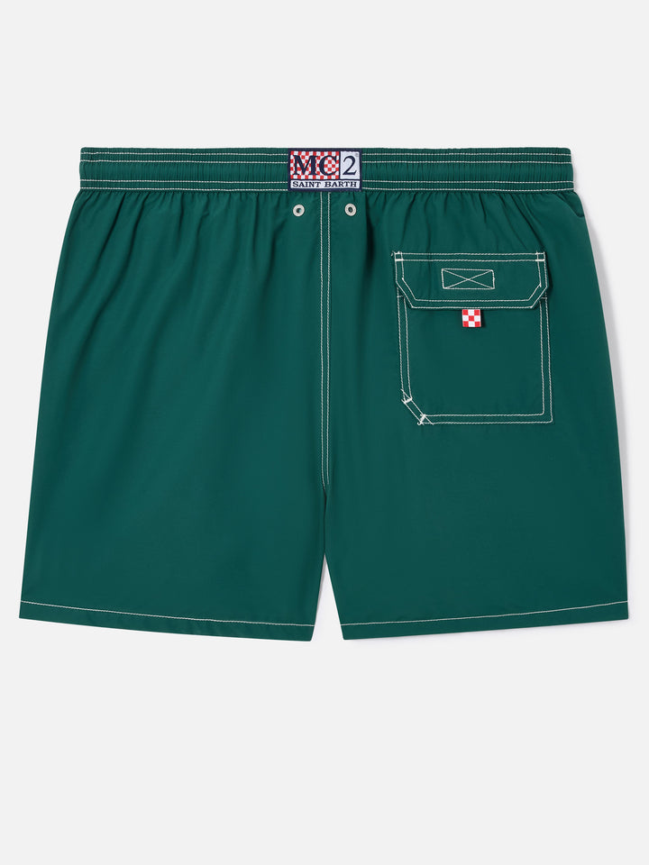 Bañador clásico Patmos en verde British 