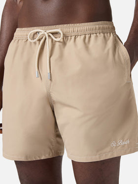 Patmos classic swim shorts in beige