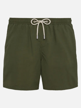 Vintage military green mid-length swim shorts Patmos Used