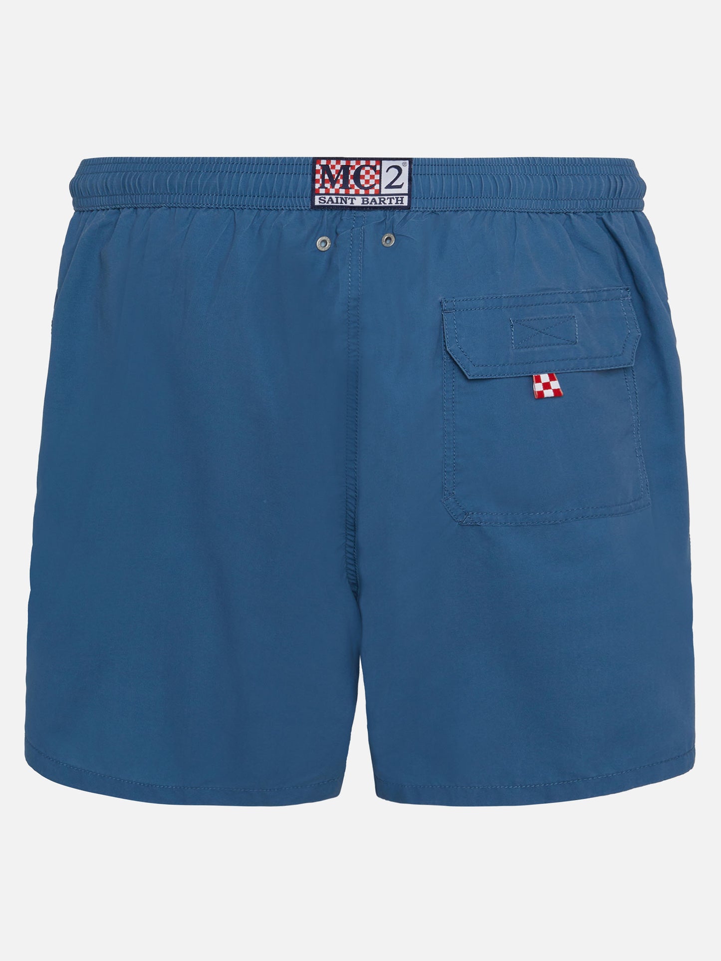 Vintage dusty blue mid-length swim shorts Patmos Used