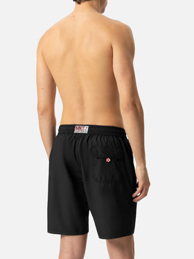 Black long swim shorts Patmos - MC2 Saint Barth