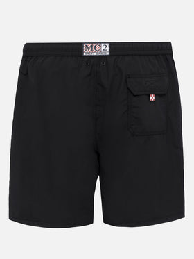 Schwarze lange Badeshorts Patmos