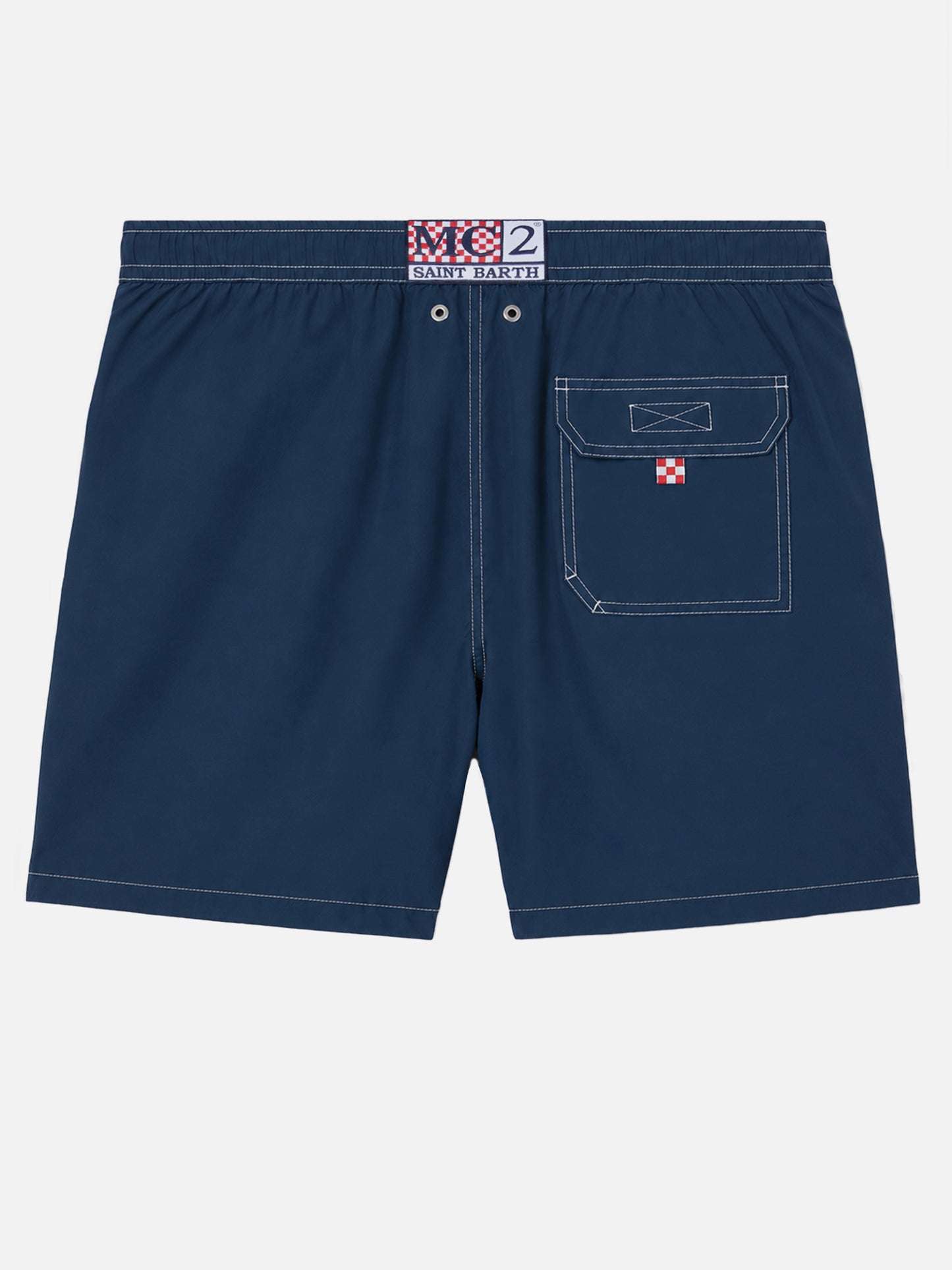 Navy blue long swim shorts Patmos