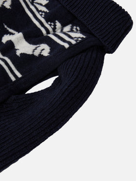 Dog sweater with Infedele embroidery