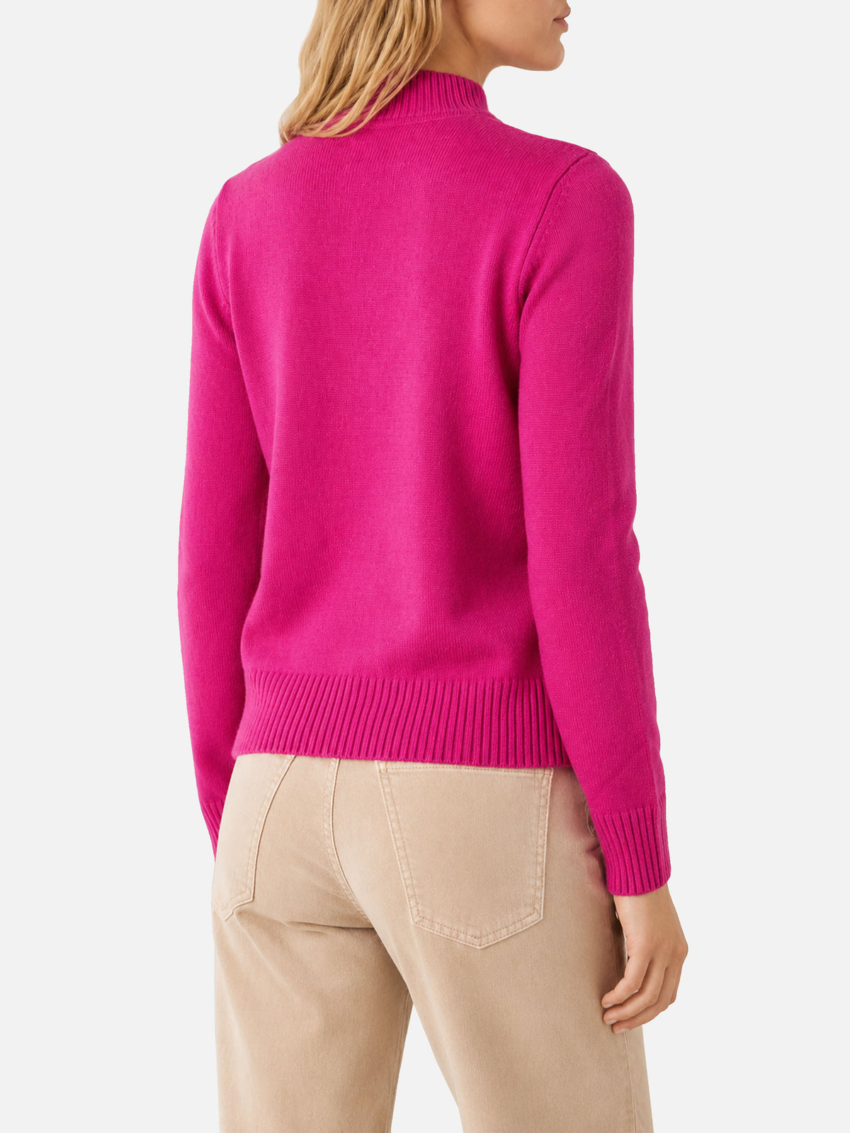 Jersey Peak fucsia con estampado Cortina 