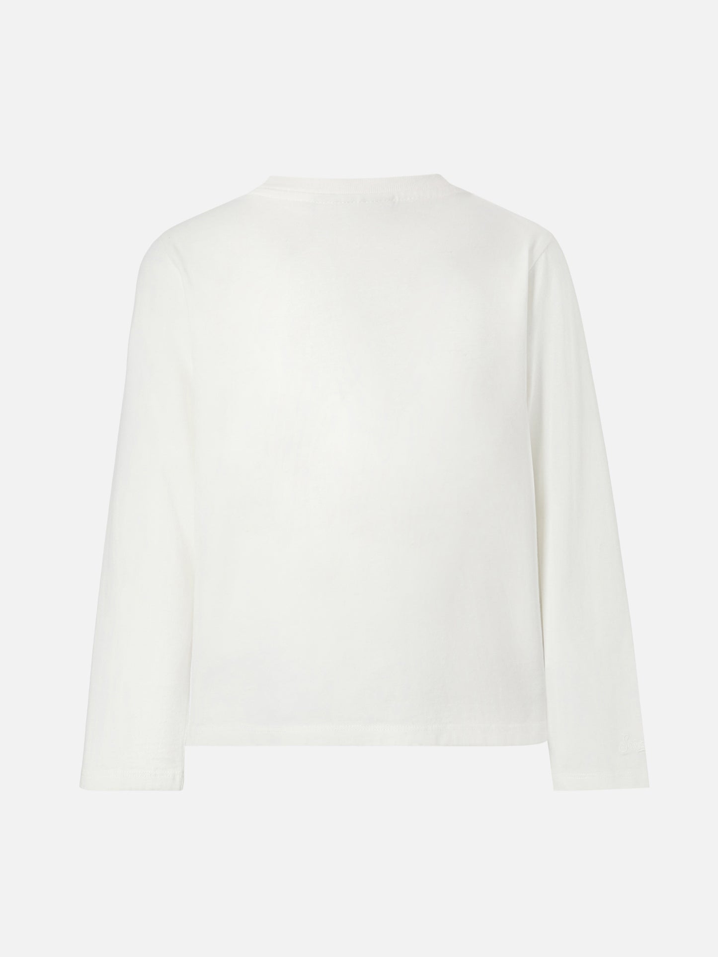 T-shirt blanc Penny avec appliqué ours Trudi | Édition spéciale 