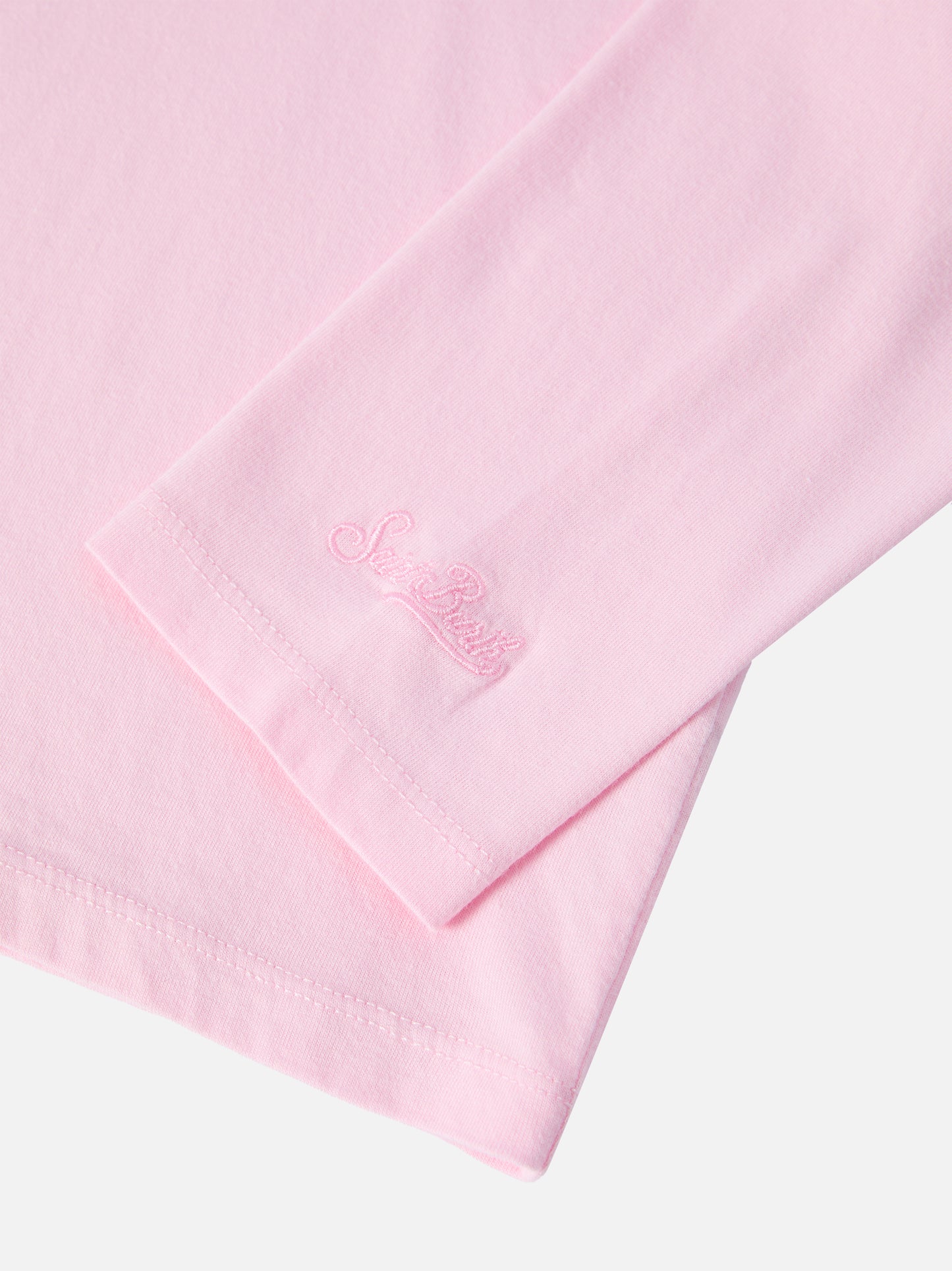 T-shirt rose Penny avec broderie Bella e Monella 