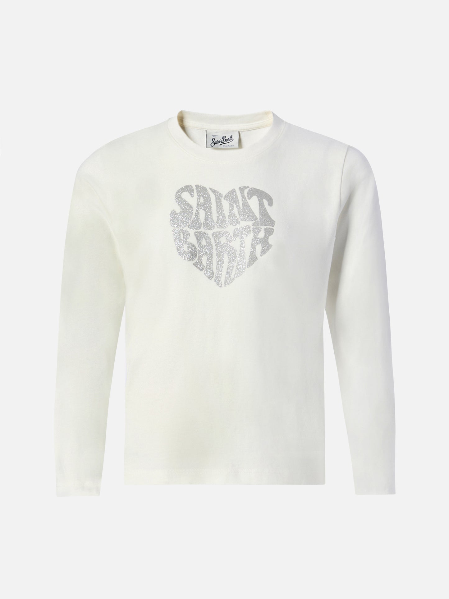 Penny white t-shirt  Saint Barth glitter print