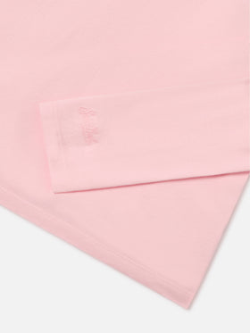 Pink Penny cotton long sleeve t-shirt with Bella E Monella embroidery