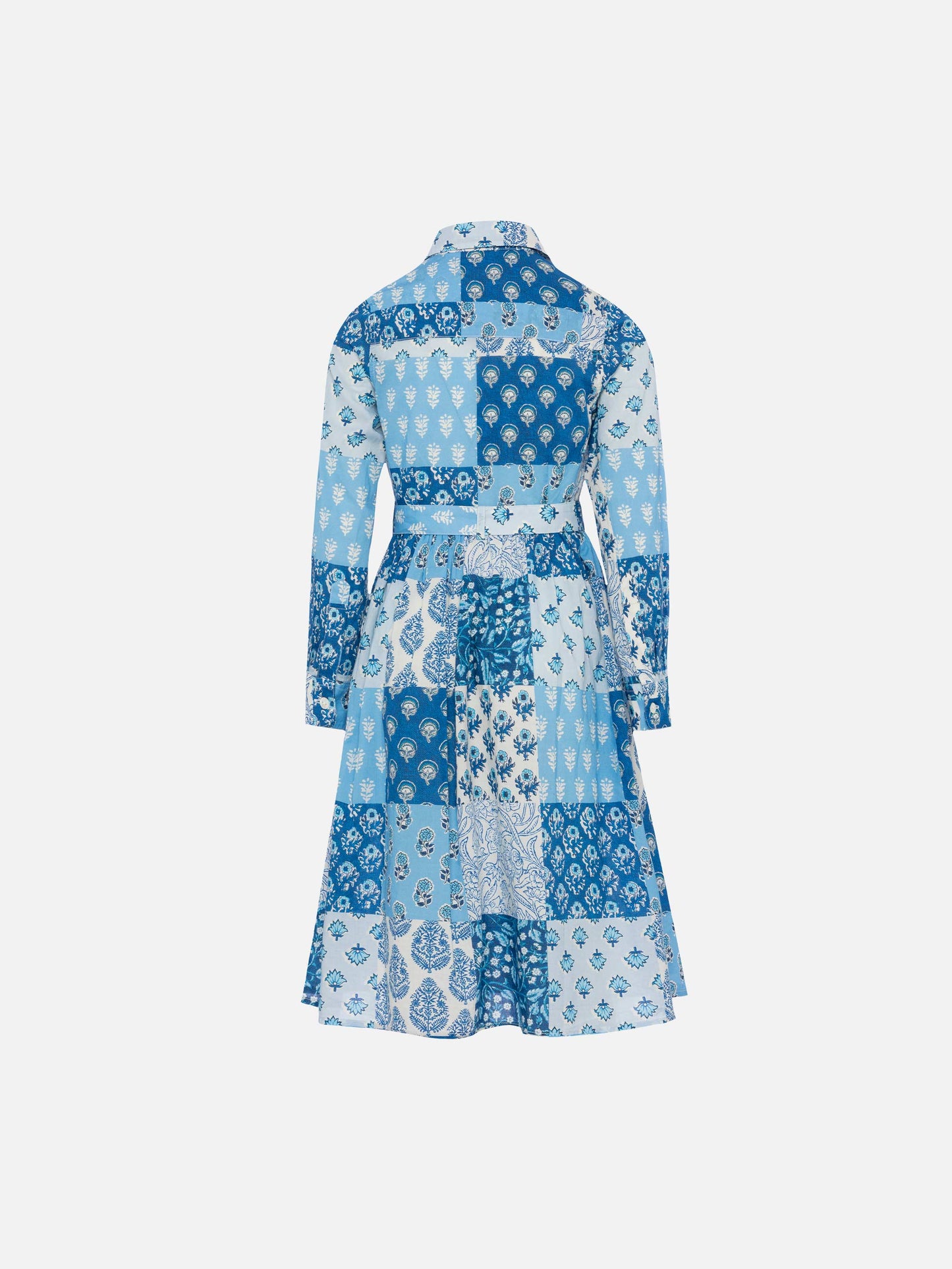 Philipa Jr long shirt dress with flower patch print - MC2 Saint Barth