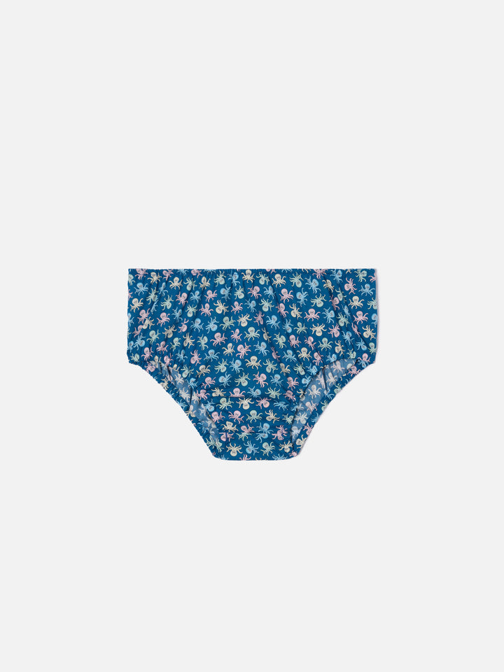 Pimmy baby bloomer with octopus print