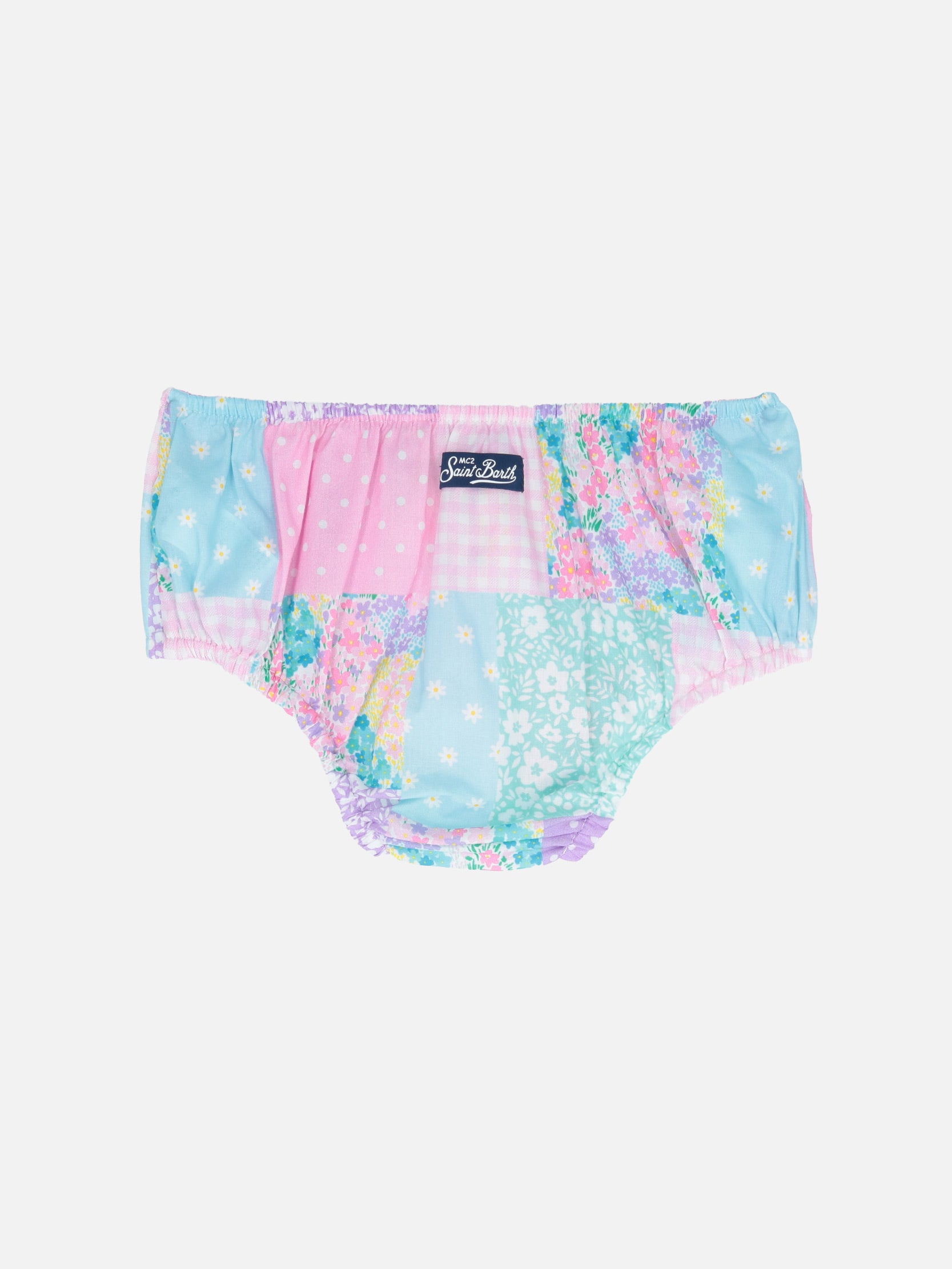 Infant bloomers Pimmy with gingham print - MC2 Saint Barth
