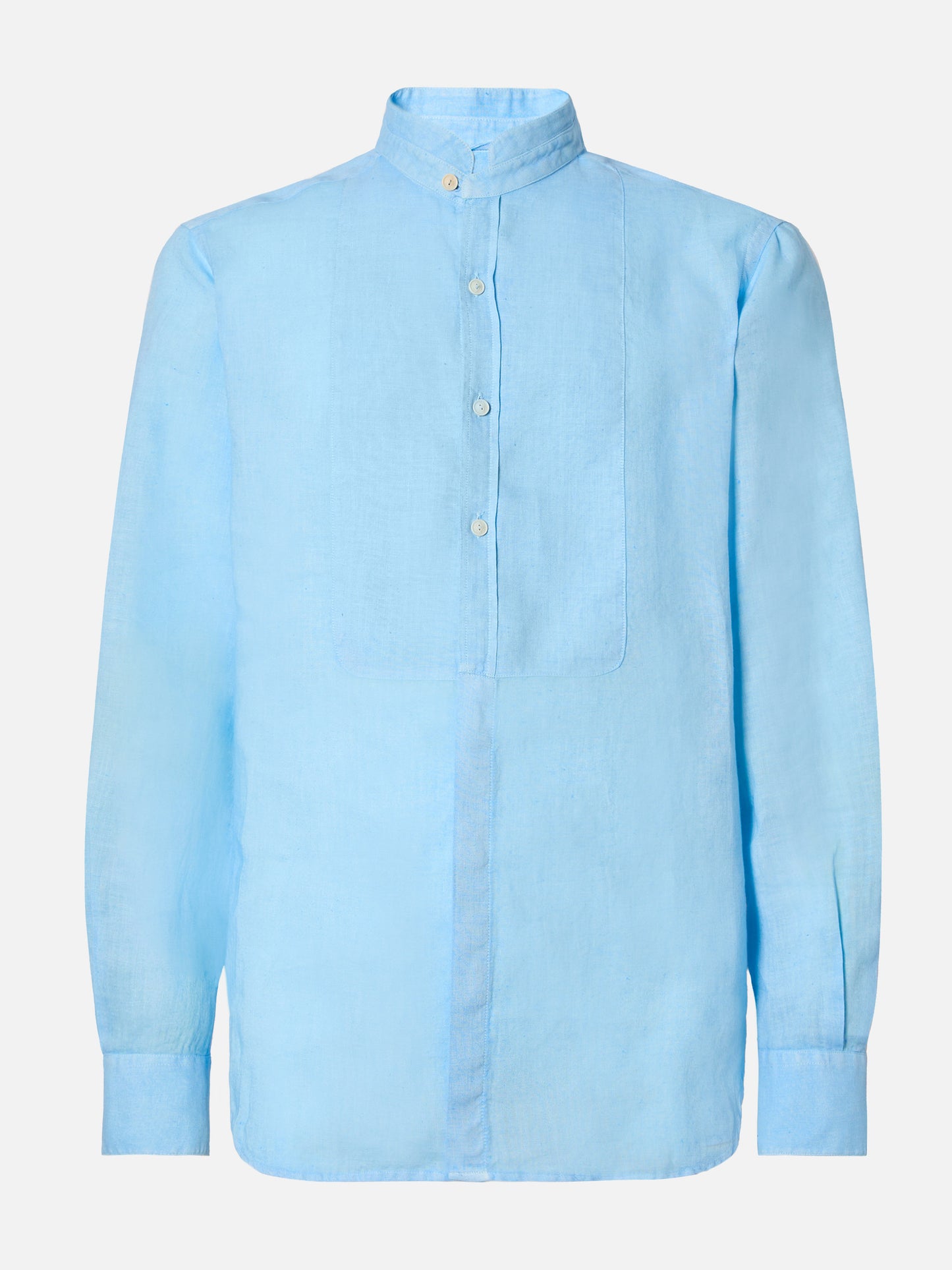 Camicia Pierre in lino azzurro