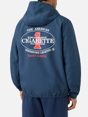 Chaqueta técnica Pilot azul marino con estampado Cigarette | Edición Especial 