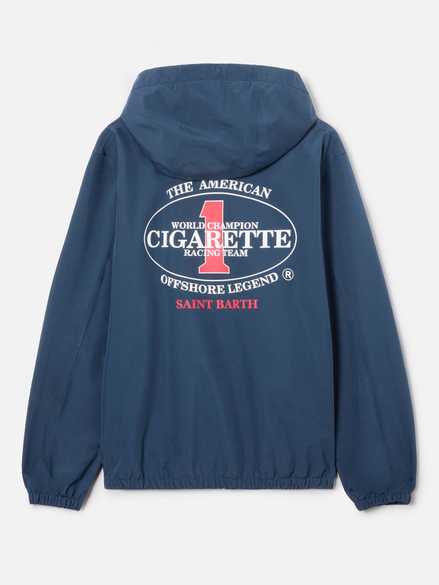 Chaqueta técnica Pilot azul marino con estampado Cigarette | Edición Especial 