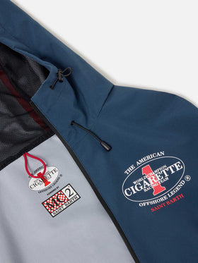 Chaqueta técnica Pilot azul marino con estampado Cigarette | Edición Especial 