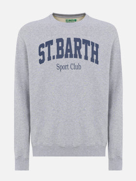 Ponza crewneck cotton sweatshirt with St. Barth Sport Club print - MC2 Saint Barth