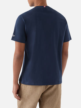 Camiseta Portofino azul con bordado Business Glass 