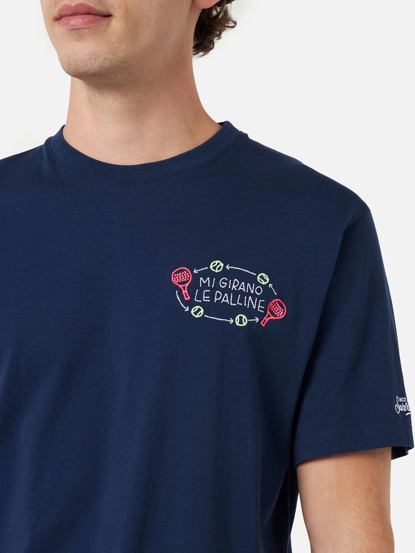 T-shirt Portofino ricamo Mi girano le palline | Special Edition