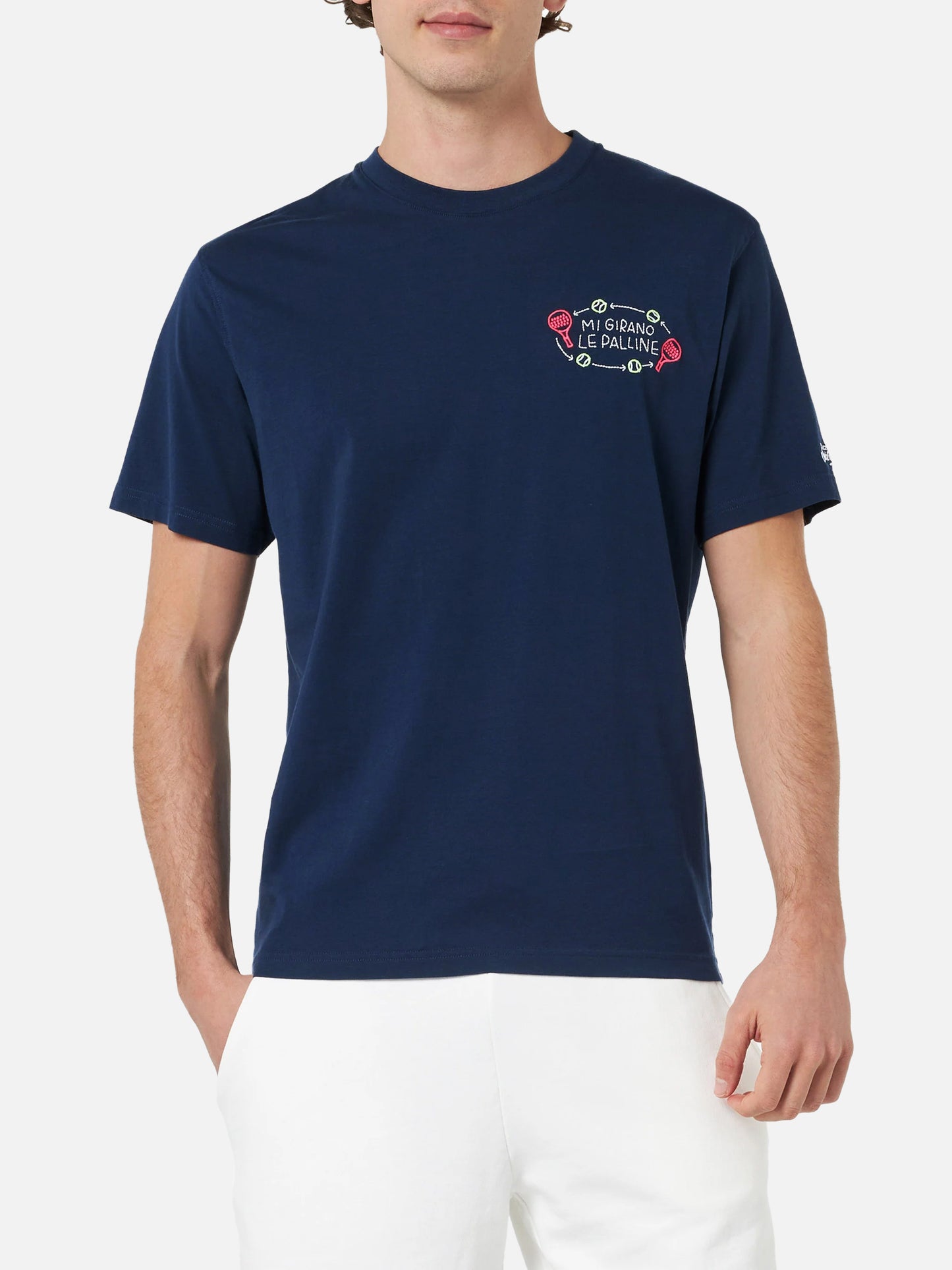 T-shirt Portofino ricamo Mi girano le palline | Special Edition