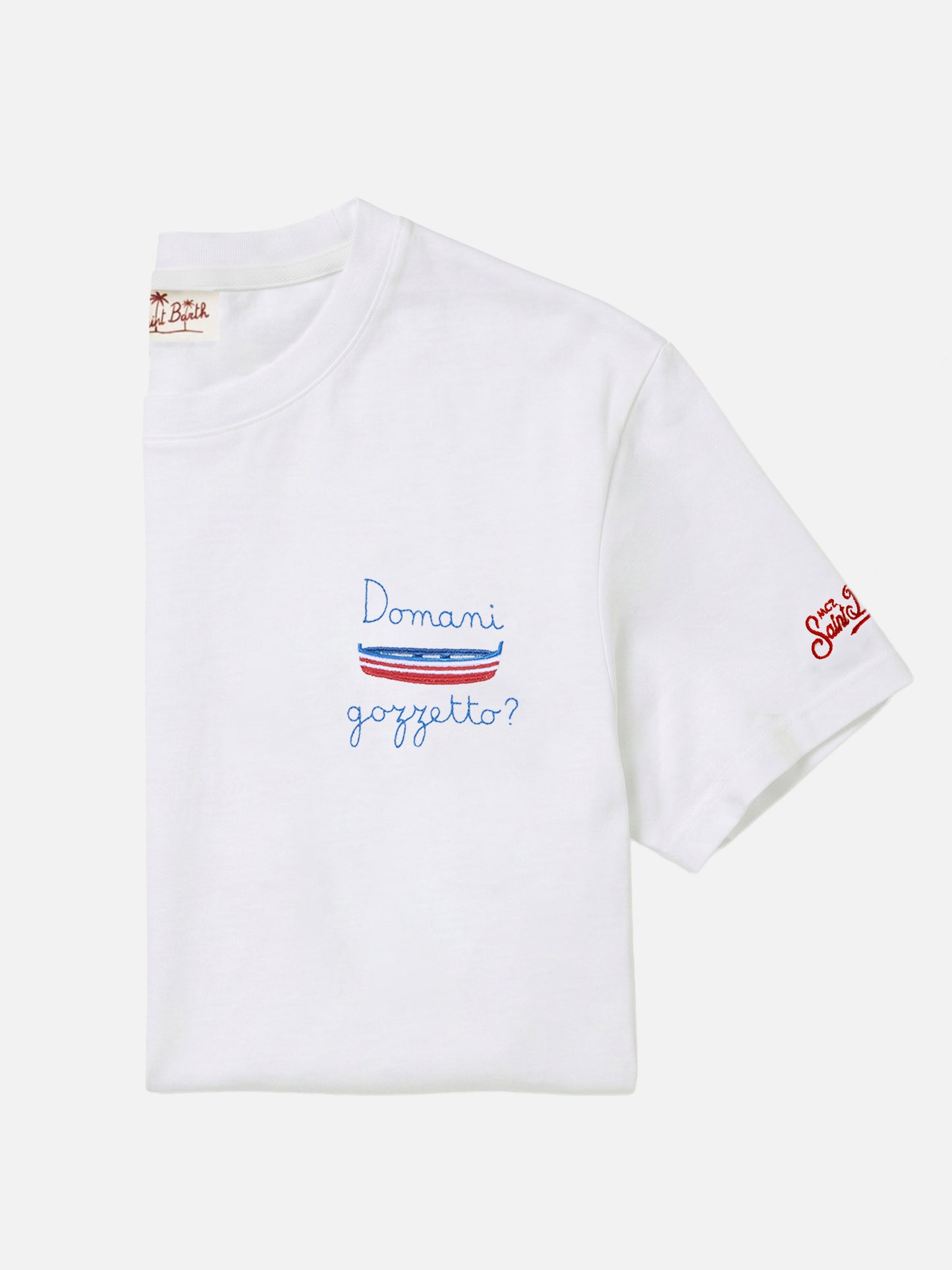Portofino t-shirt with Domani Gozzetto? embroidery