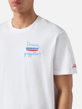 Portofino t-shirt with Domani Gozzetto? embroidery