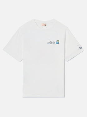 Portofino t-shirt with I am a GINtleman embroidery