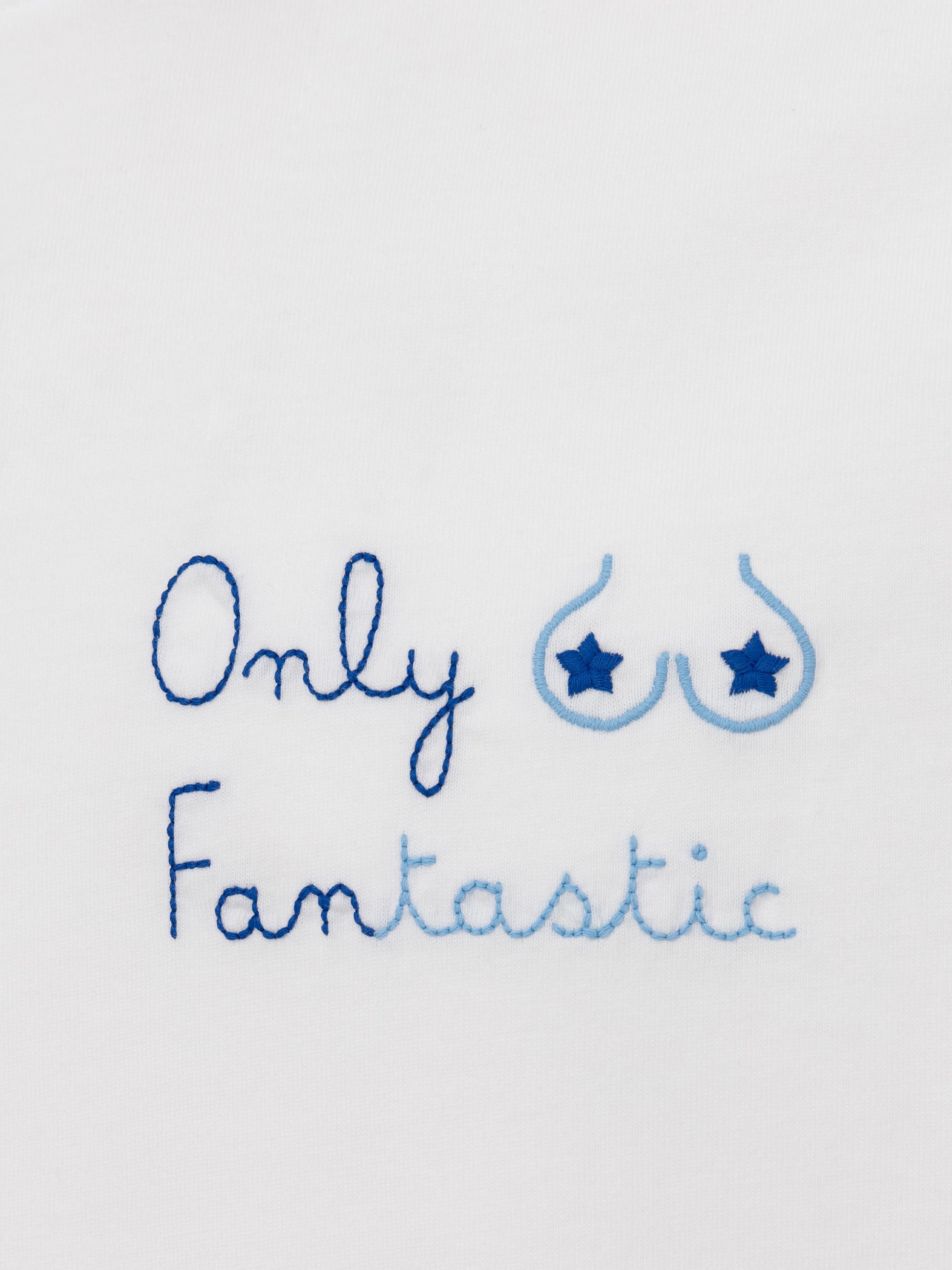 Classic fit cotton jersey t-shirt Portofino with Only Fantastic embroidery - MC2 Saint Barth