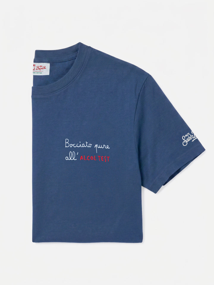 Camiseta Portofino con bordado Bocciato pure all’alcol test 