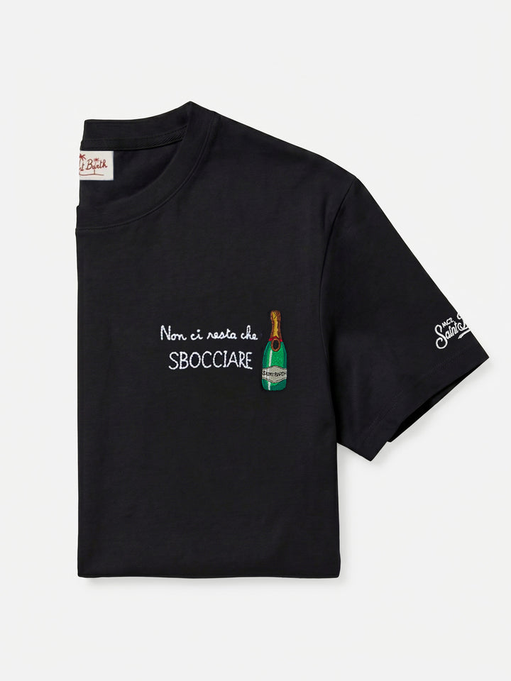 Camiseta Portofino con bordado Non ci resta che sbocciare 