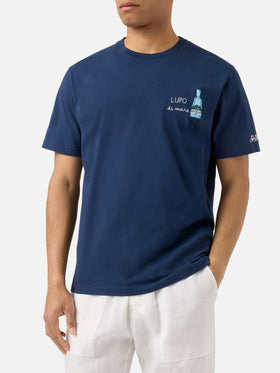 Camiseta Portofino azul con bordado Lupo Di Mare | Edición Especial 