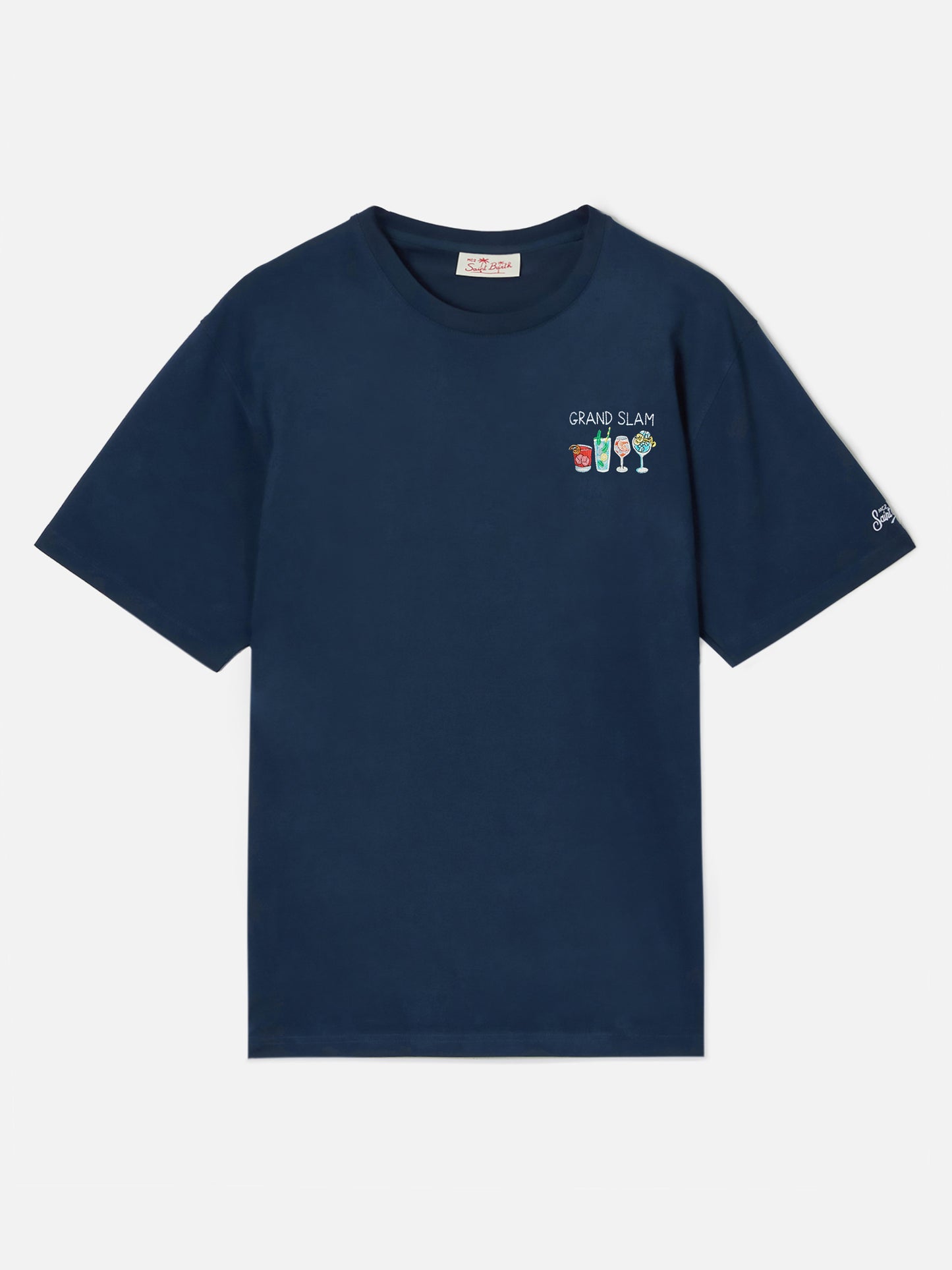 Camiseta Blue Portofino con bordado Grand Slam 