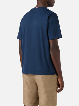 Camiseta Blue Portofino con bordado Grand Slam 