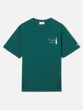 Camiseta Portofino verde con bordado Mi Piace Tonica | Edición Especial 