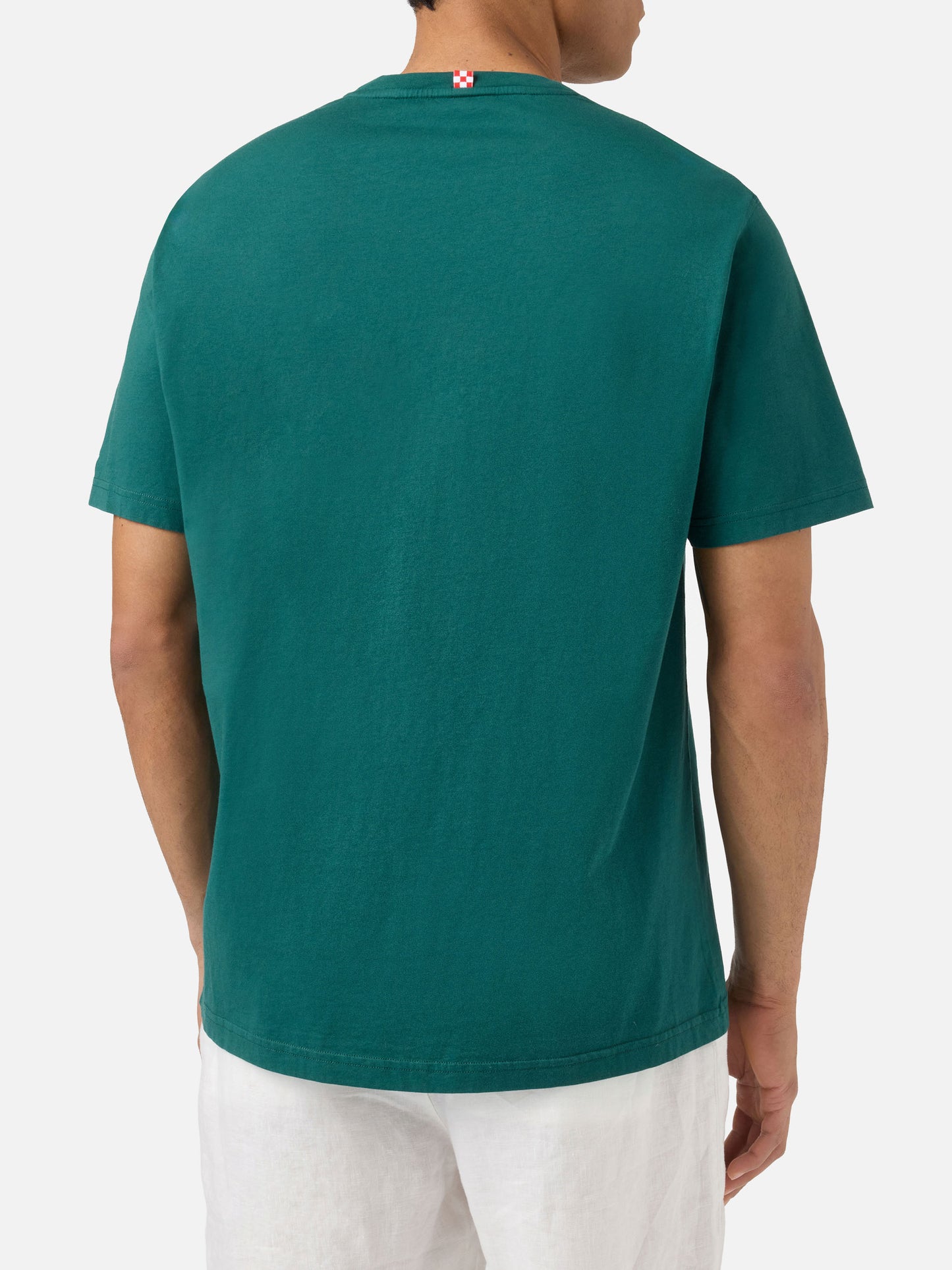 Camiseta Portofino verde con bordado Mi Piace Tonica | Edición Especial 
