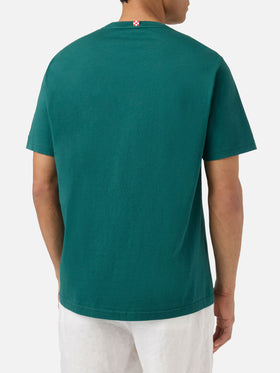 Camiseta Portofino verde con bordado Mi Piace Tonica | Edición Especial 