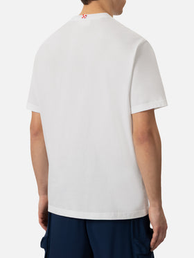Classic fit cotton jersey t-shirt Portofino with Gin Gin embroidery | INSULTI LUMINOSI SPECIAL EDITION - MC2 Saint Barth