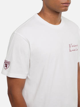 Klassisch geschnittenes T-Shirt „Portofino“ aus Baumwolljersey mit „Il Torino è la mia Lei“-Stickerei | TURIN FC SONDERAUSGABE